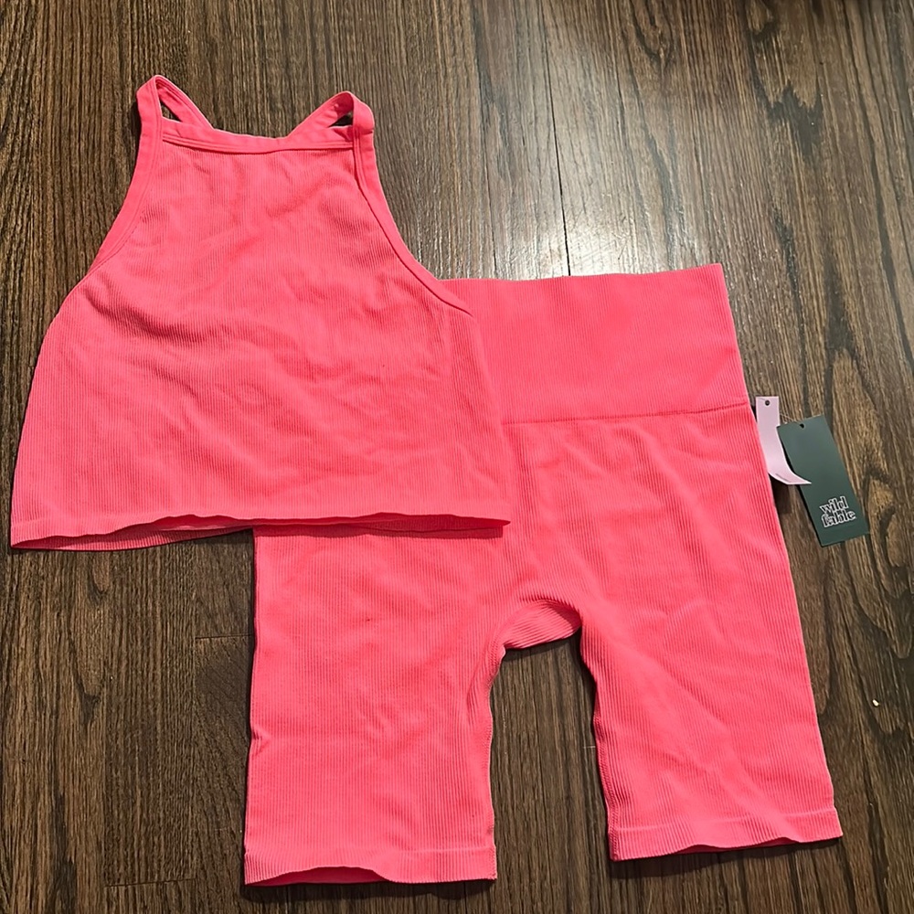 wild fable matching set pink size Large